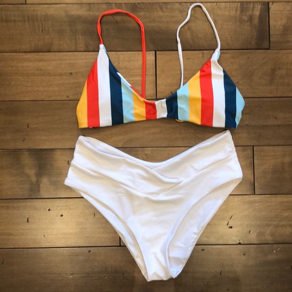 SHEIN Other - Striped bikini
